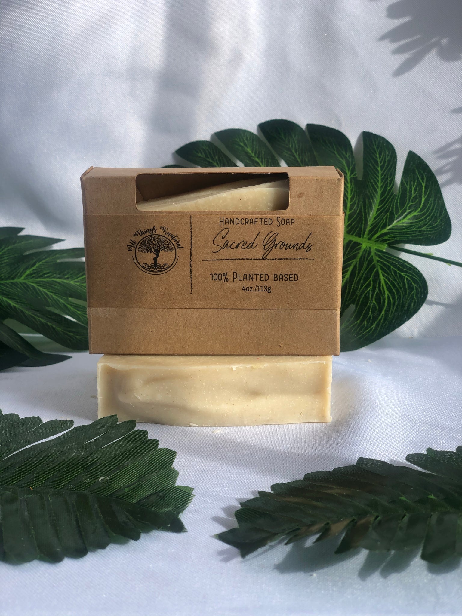 Natural Soap: Sacred Grounds