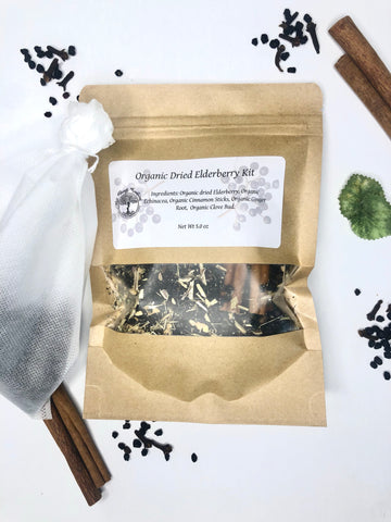 Organic Dried Elderberry Kit